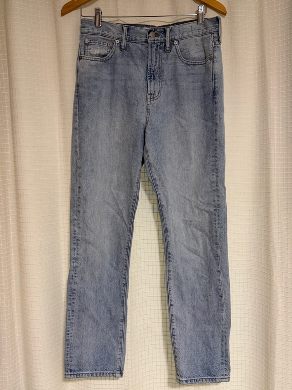Madewell sz 28 THE PERFECT VINTAGE JEAN high rise Light Wash Blue Denim Pants - Picture 4 of 16